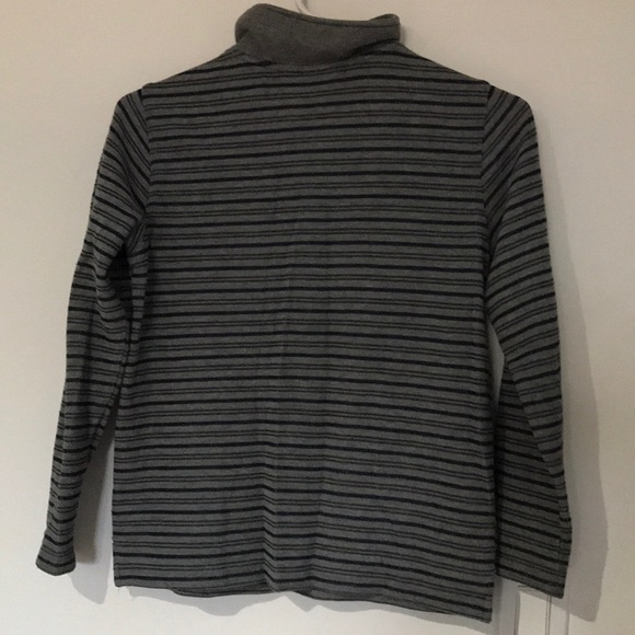 Grey George quarter zip long sleeve shirt S/P(7-8) - Picture 3 of 4